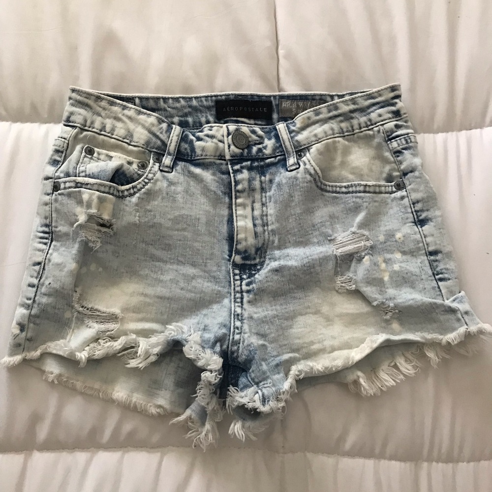 High Waisted Jean Shorts